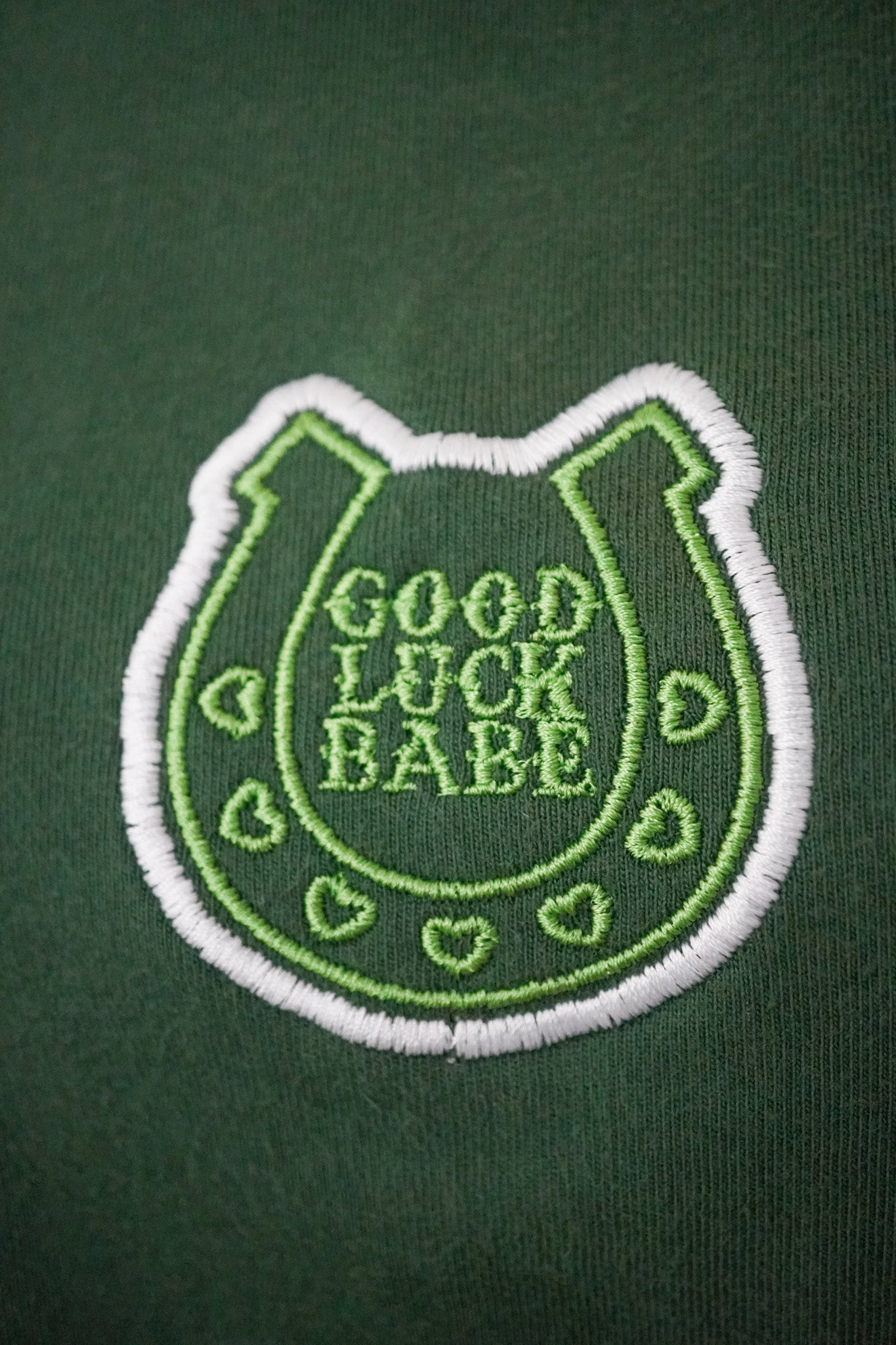 Good Luck Babe Green T-Shirt M