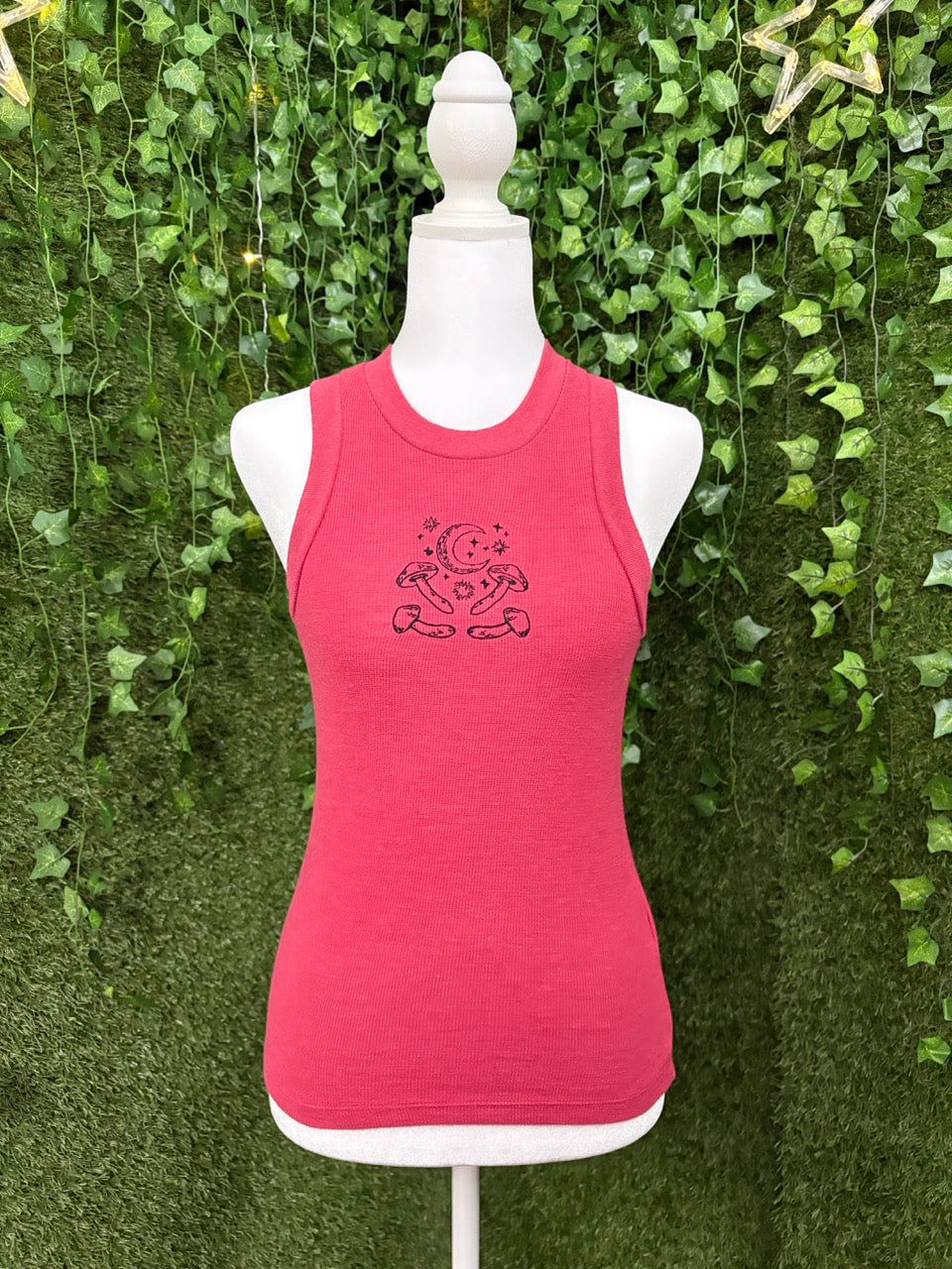 Mushrooms and Moon Tank Top XXS