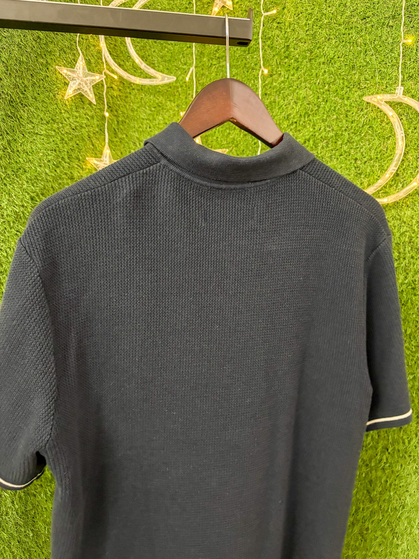 Be Kind to your Beautiful Mind Navy Button Up XL