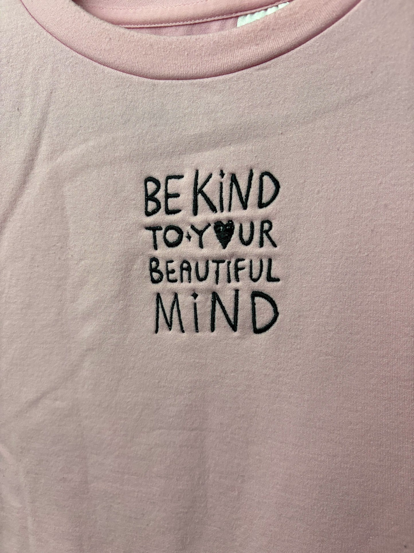 Be Kind to your Beautiful Mind Velvet Baby Tee M