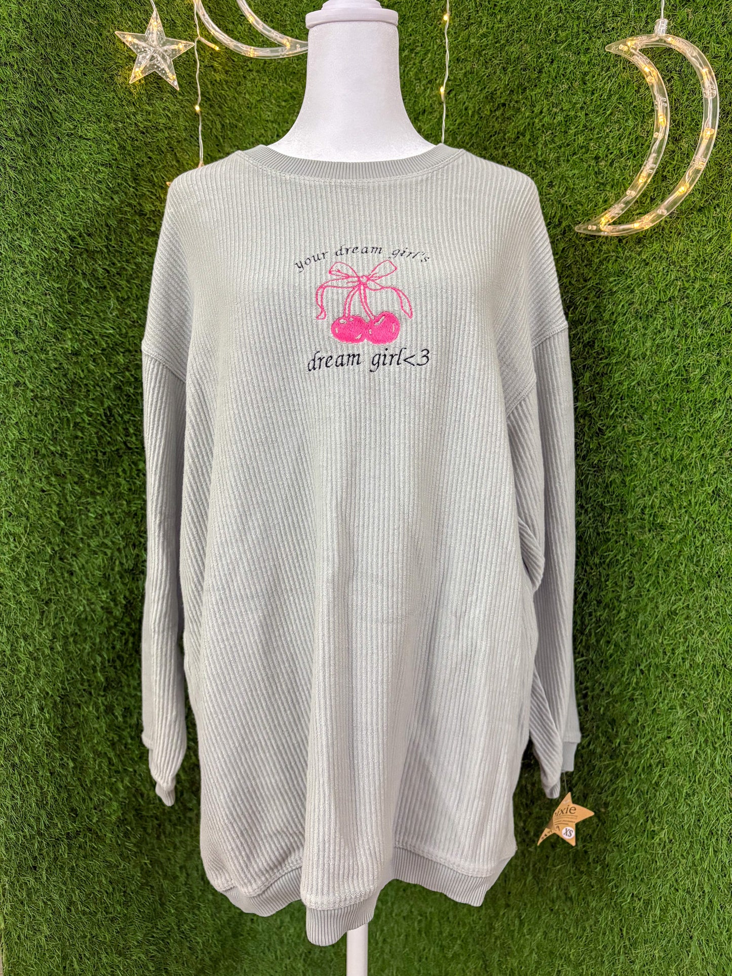Dream Girls Dream Girl Textured Sweatshirt XS