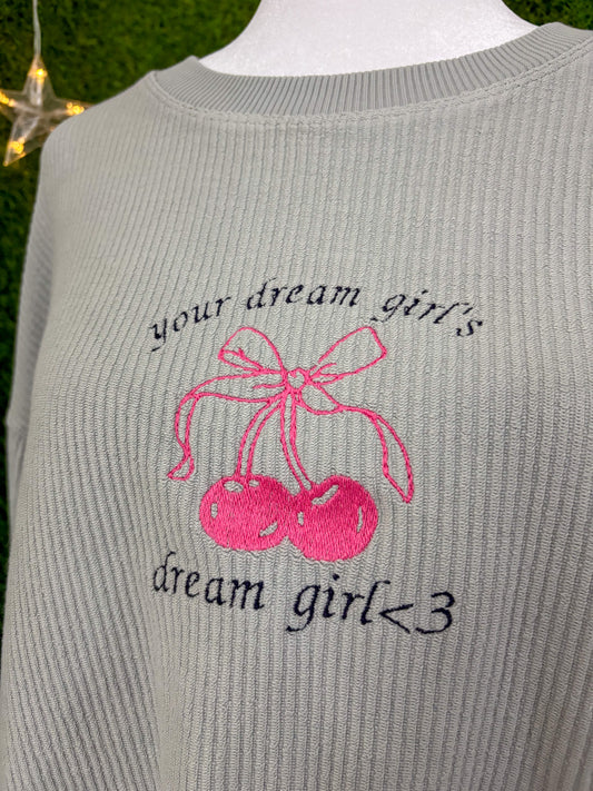 Dream Girls Dream Girl Textured Sweatshirt XS