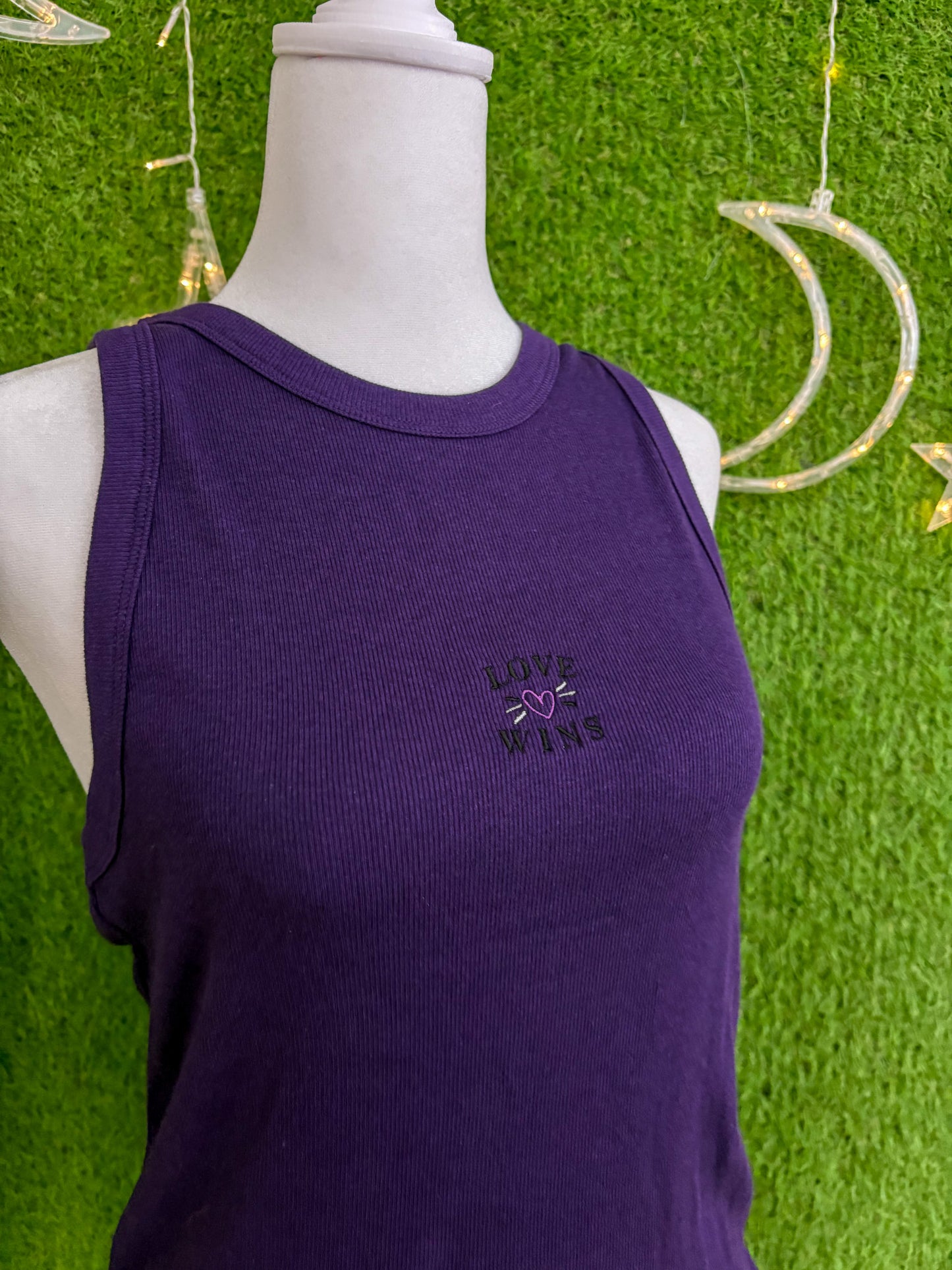 Love Wins Purple Tank Top XL