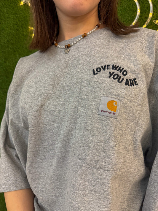 Love Who You Are Carhartt Pocket Tee 2XL