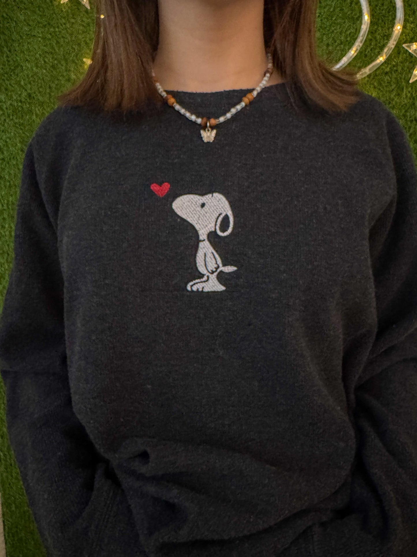 Snoopy Dark Grey Sweater XL