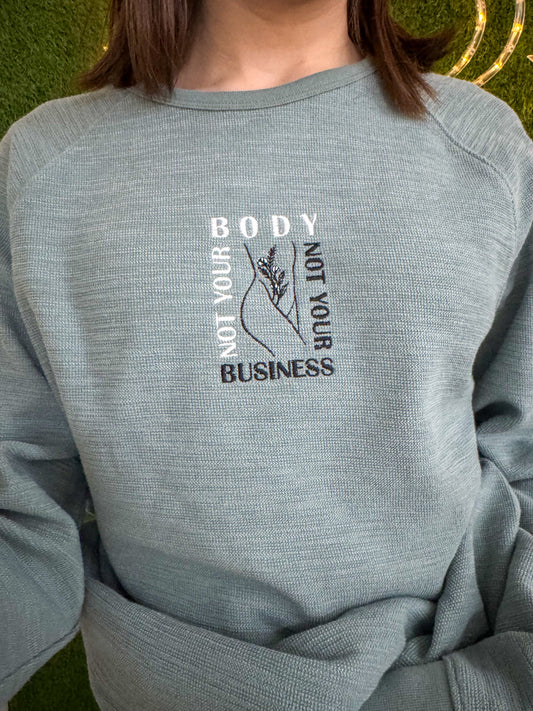 Not Your Body, Not Your Business Thermal Long Sleeve M