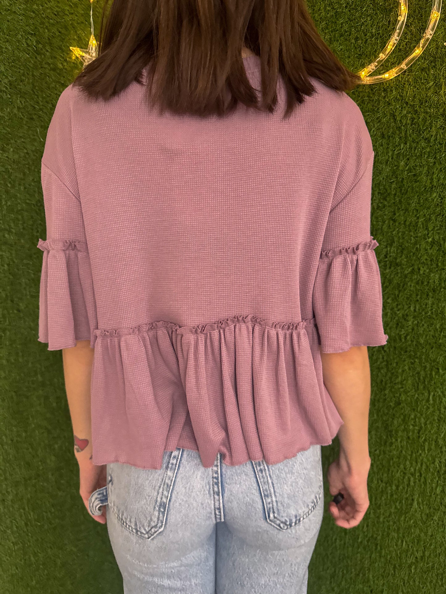 Love Flowers Flowy Purple T-Shirt S