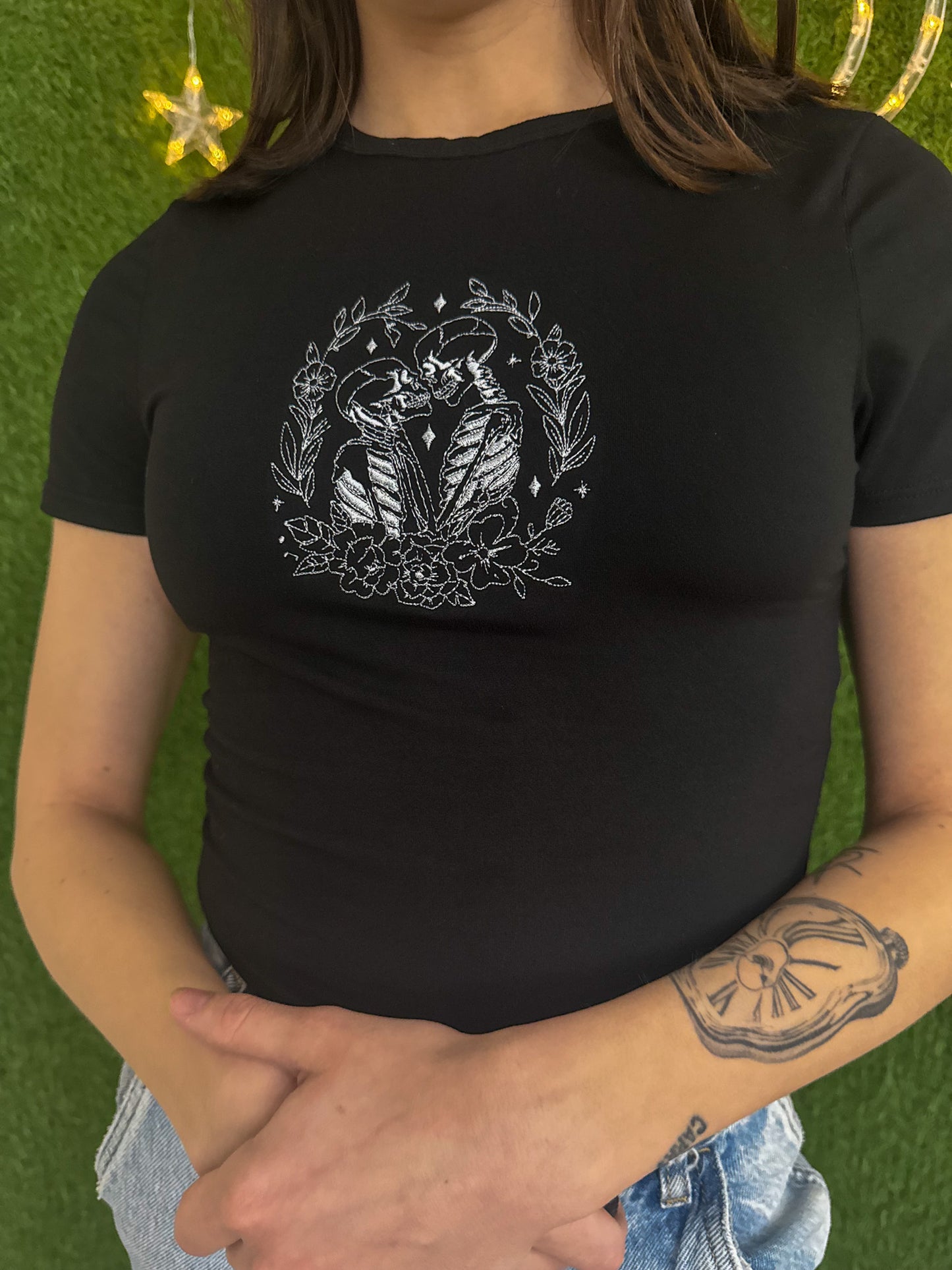 Infinite Love Black Baby Tee XS