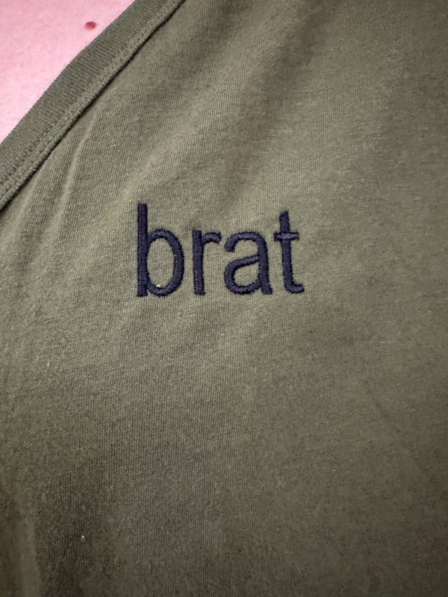 Brat Green V-Neck T-Shirt 4XL