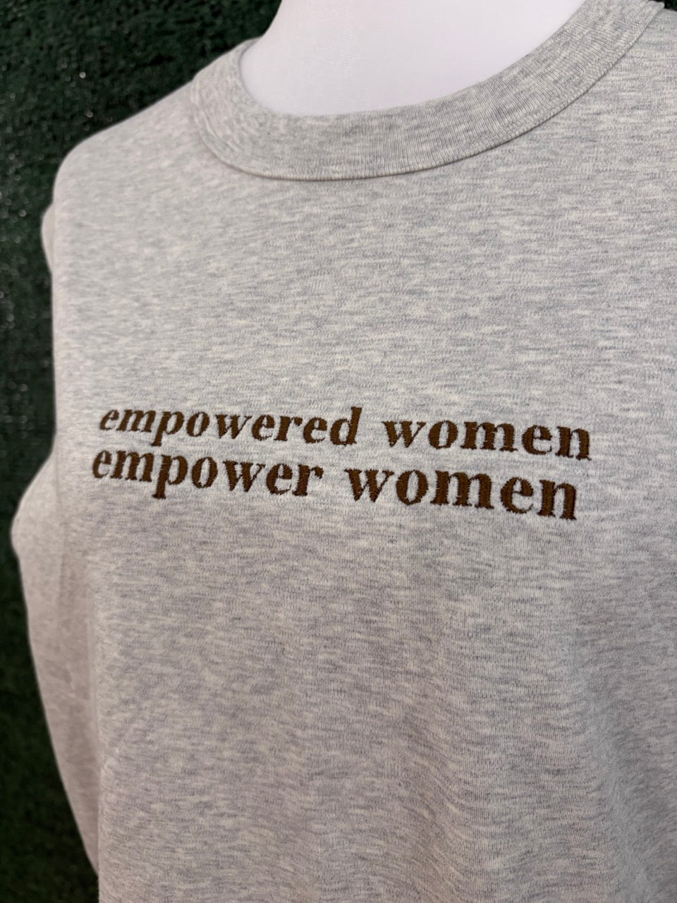 Empowered Women Grey Wide Fit Tank XS