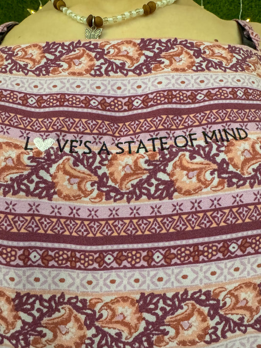 Love's a State of Mind Pink Halter Dress XL