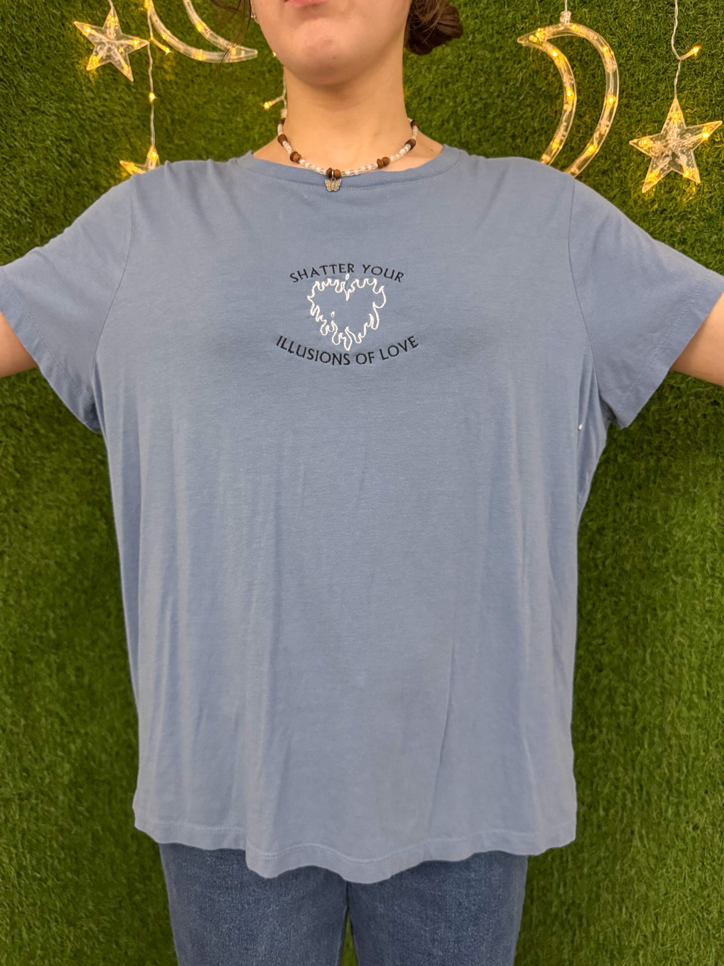 Illusions of Love Blue T-Shirt 2XL