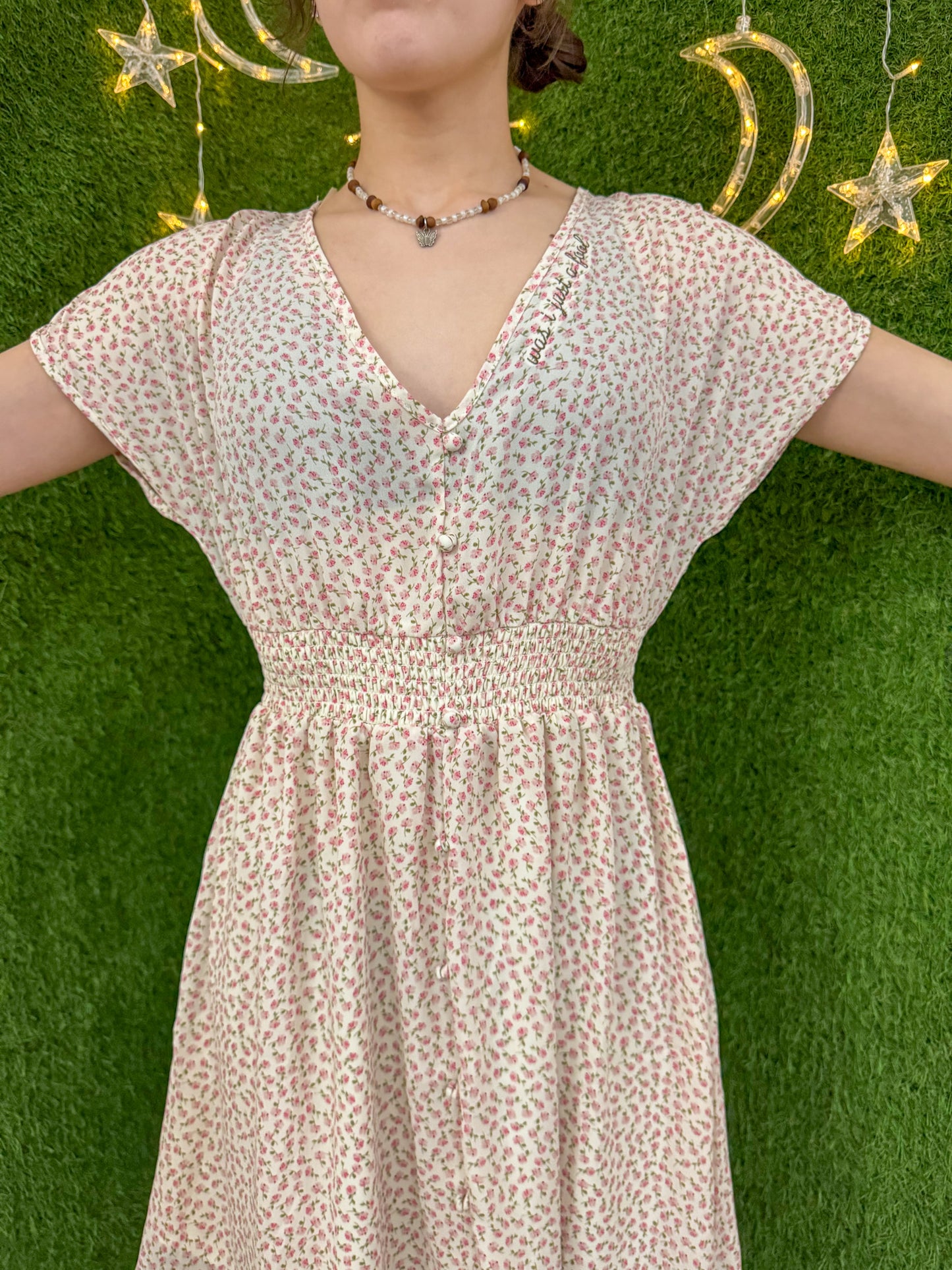 Silver Springs Floral Dress S