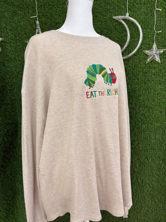 Eat the Rich Caterpillar Thermal Long Sleeve 3XL