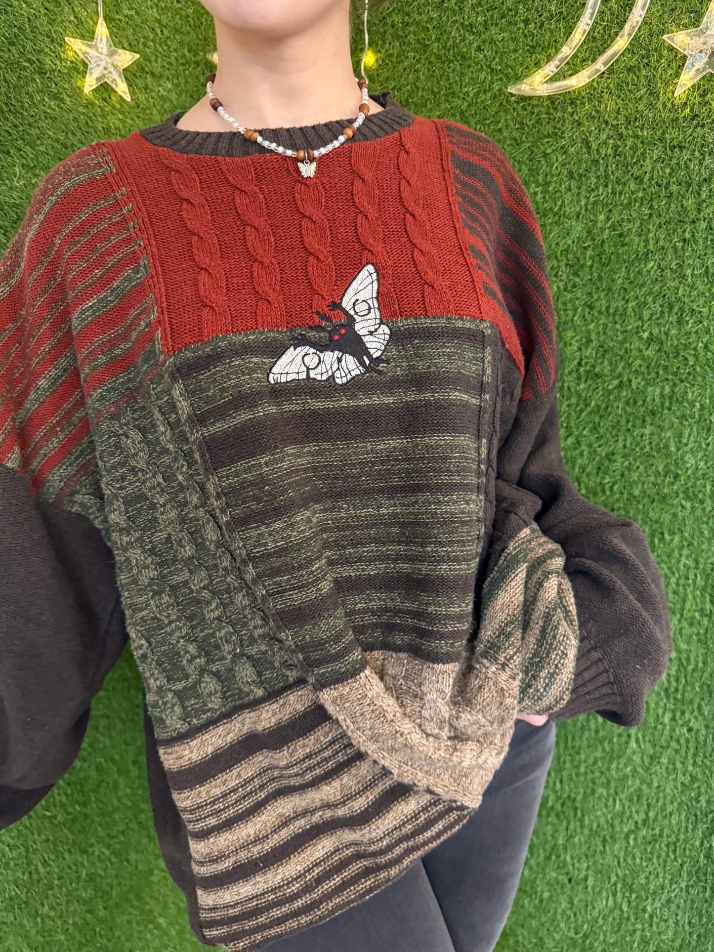 Mothman Funky Sweater 2XL