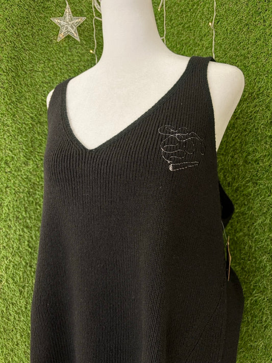 Joint Black Tank Top 3XL