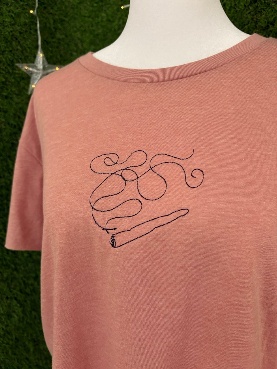 Joint Pink Cropped Tee L