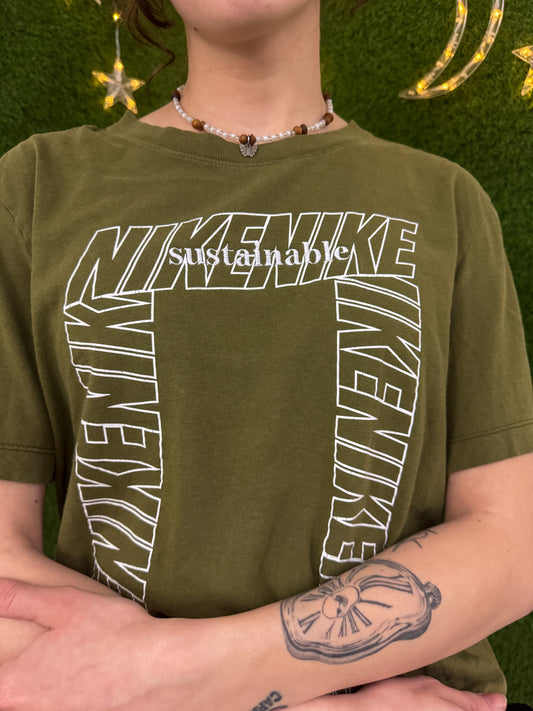 Sustainable Green Nike T-Shirt S