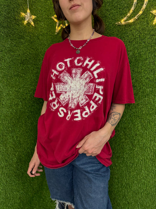 Red Hot Chili Peppers Sustainable Red T-Shirt XL