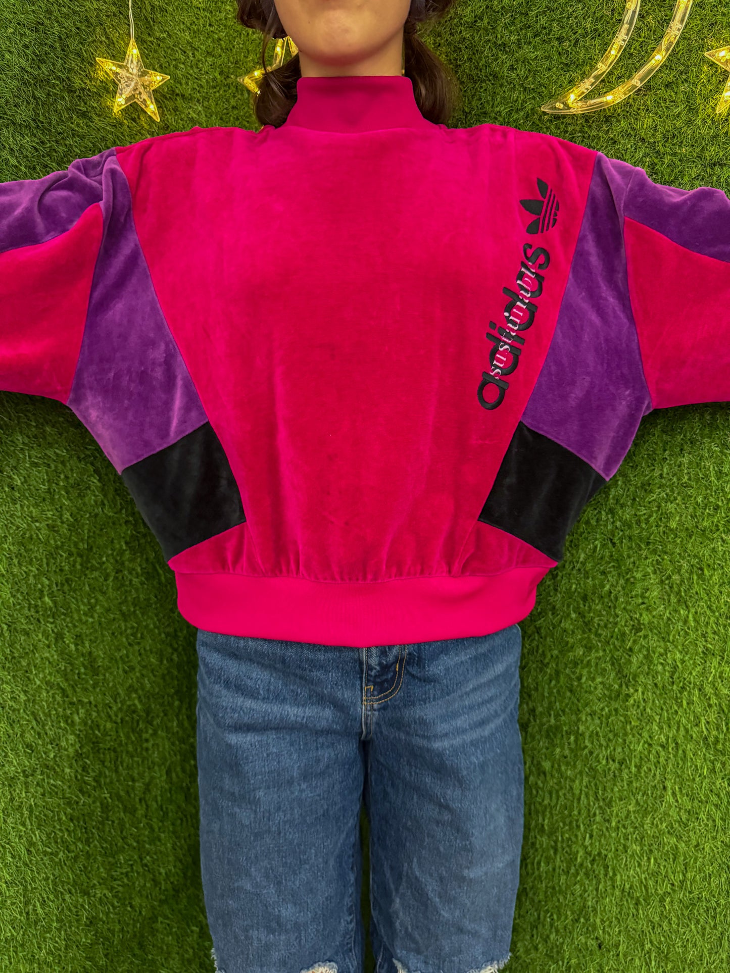 Adidas Sustainable Velvet Crewneck L