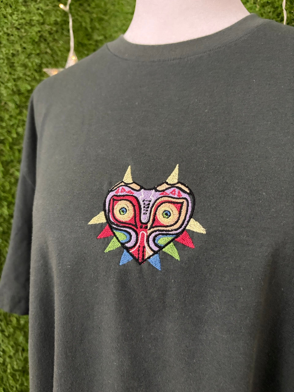 Majoras Mask Green T-Shirt L