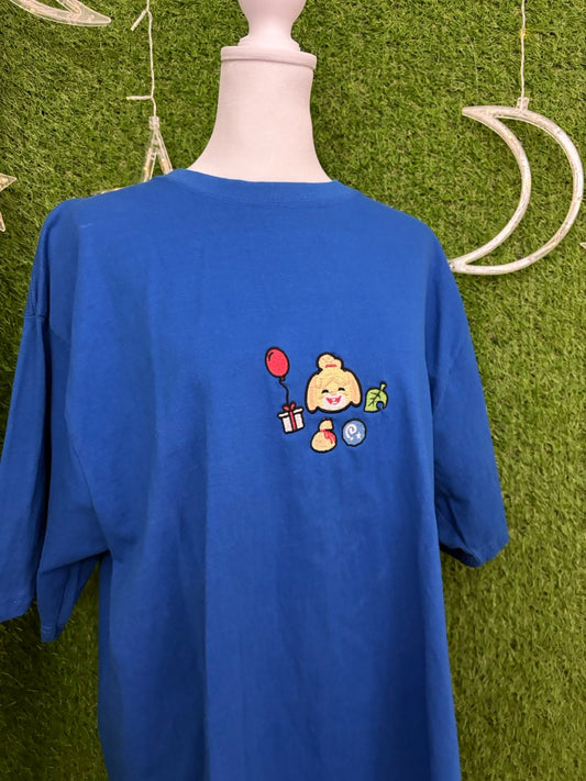 Animal Crossing Blue T-Shirt 2XL