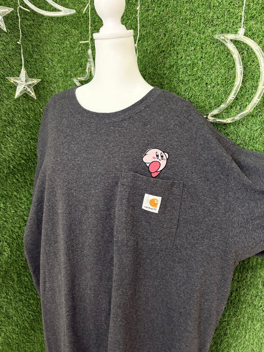 Kirby Black Pocket Tee 2XL