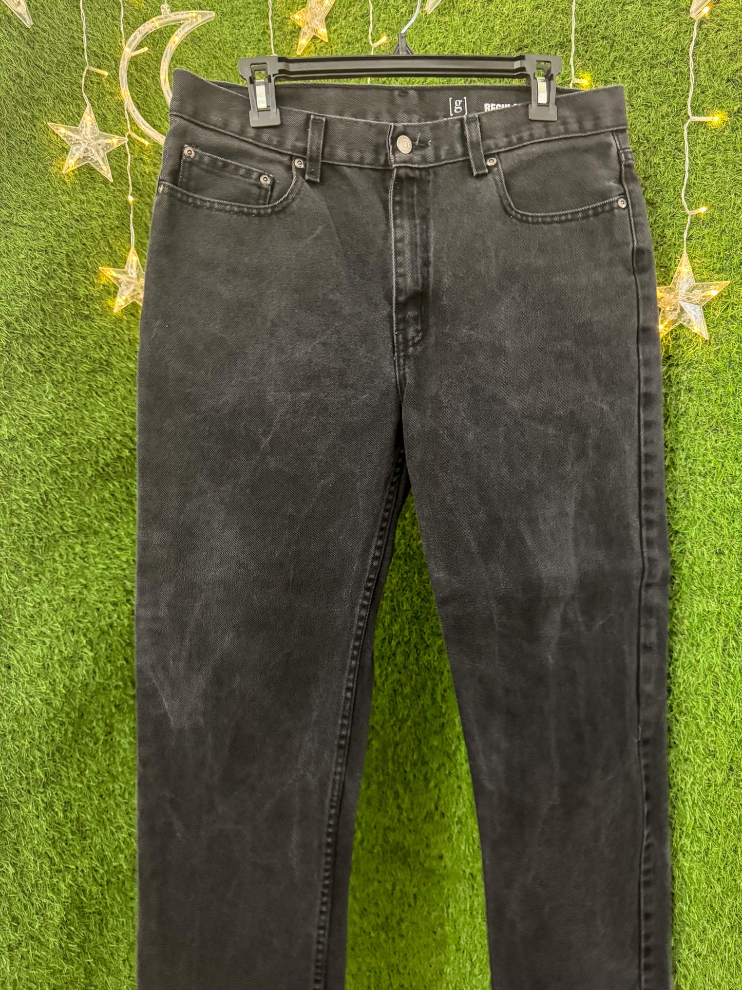 Eat The Rich Black Denim Pants XL