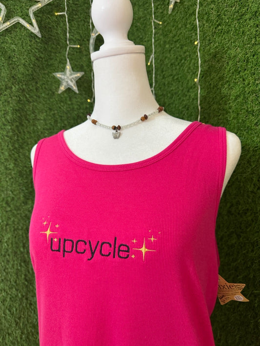 Upcycle Pink Tank Top 2XL
