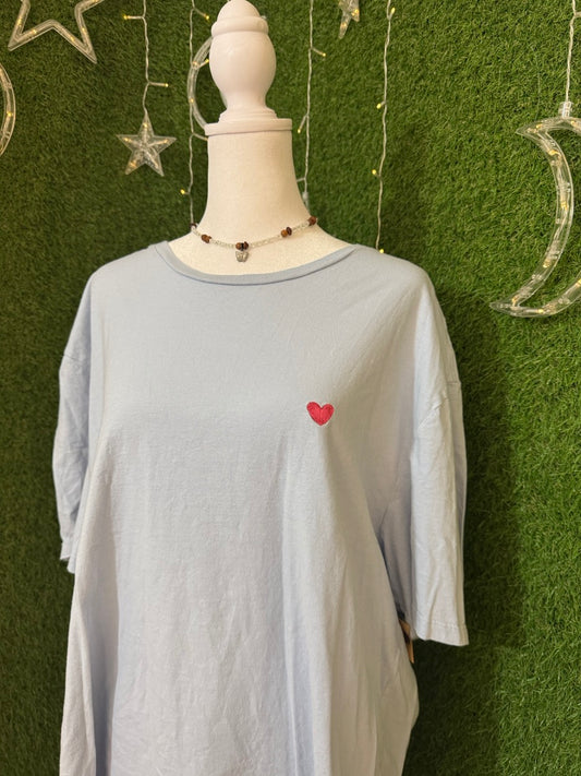 Lil' Heart Blue T-Shirt 2XL