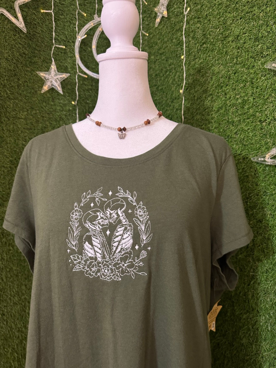 Infinite Love Green Scoop Neck Tee 3XL