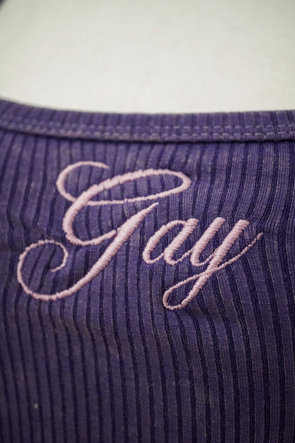 Gay Purple Tank Top XS