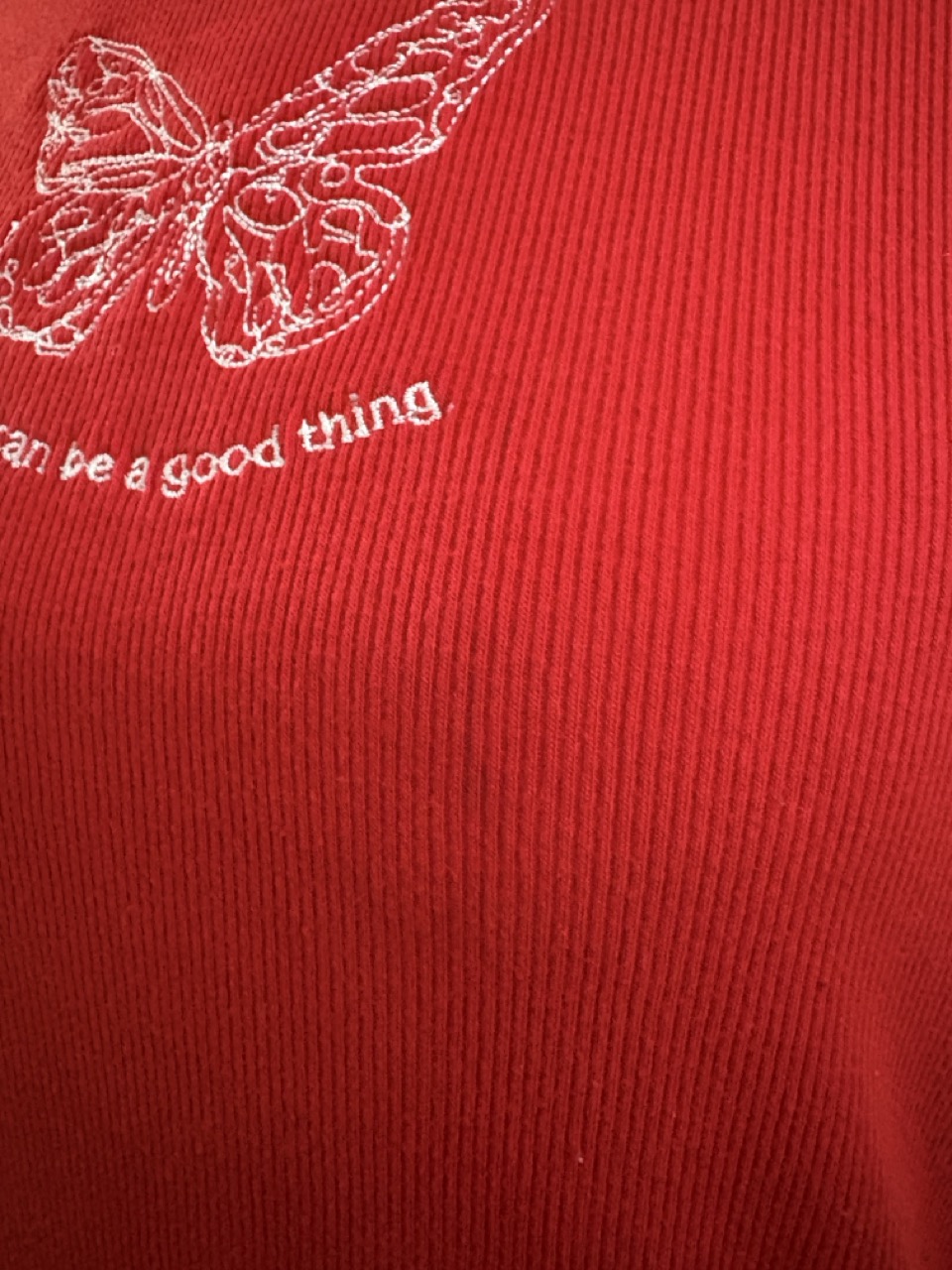 Change Can Be A Good Thing Red Tank XL