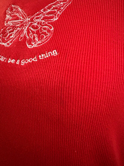 Change Can Be A Good Thing Red Tank XL