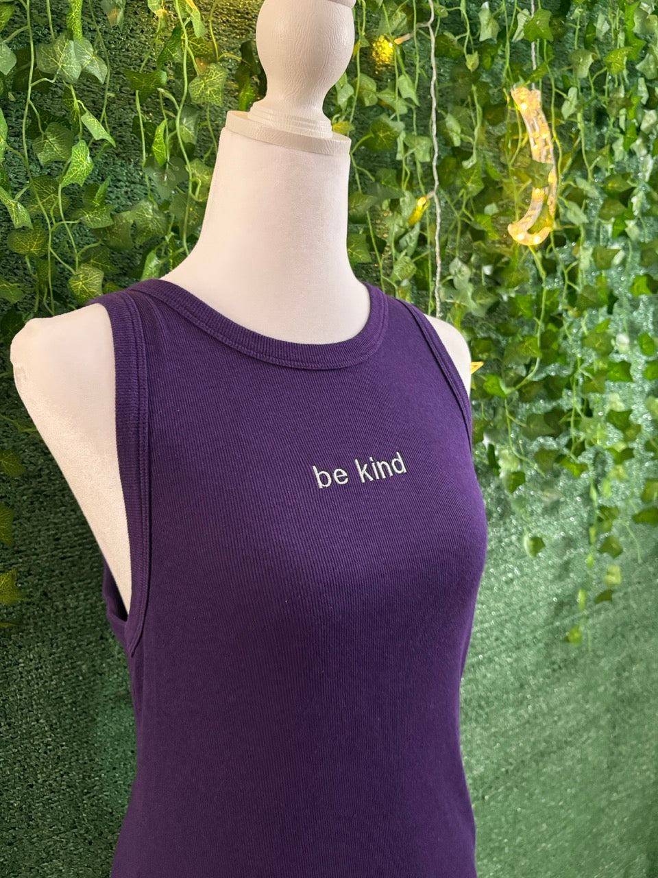 Be Kind Purple Tank 2XL