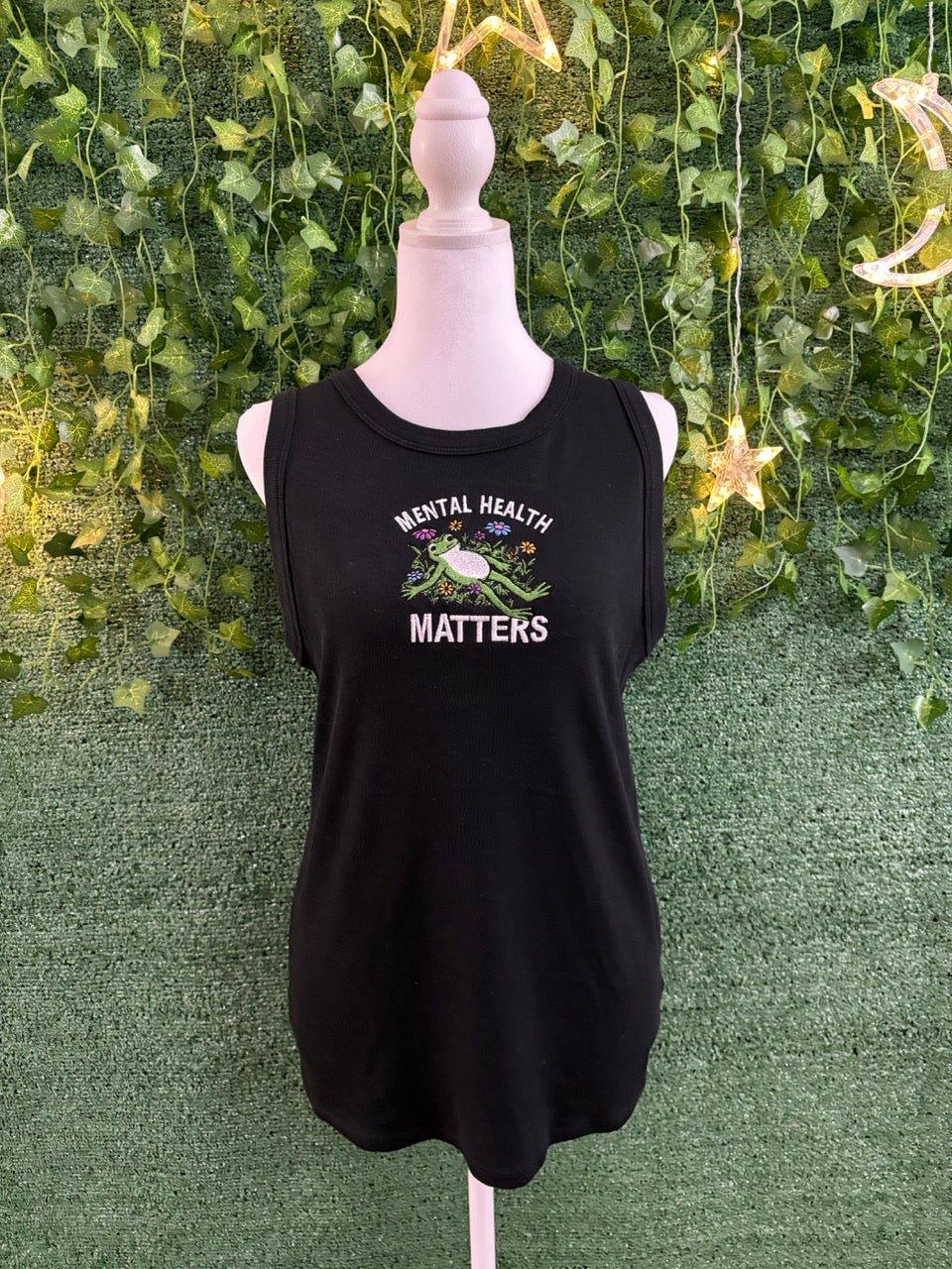 Mental Health Matters Black Tank 2XL
