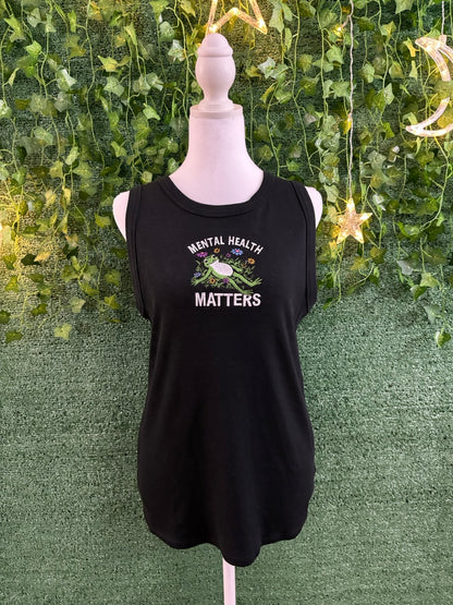 Mental Health Matters Black Tank 2XL