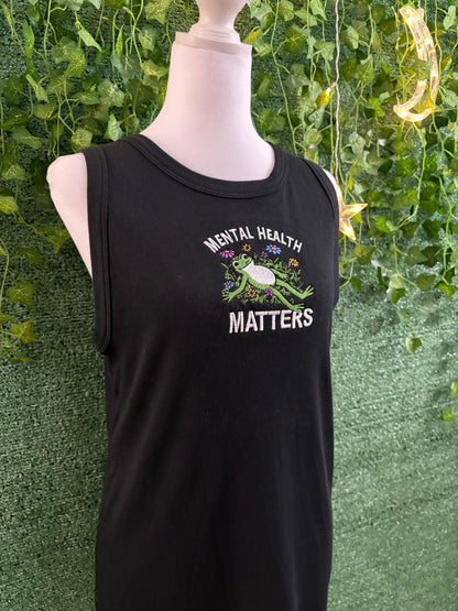 Mental Health Matters Black Tank 2XL