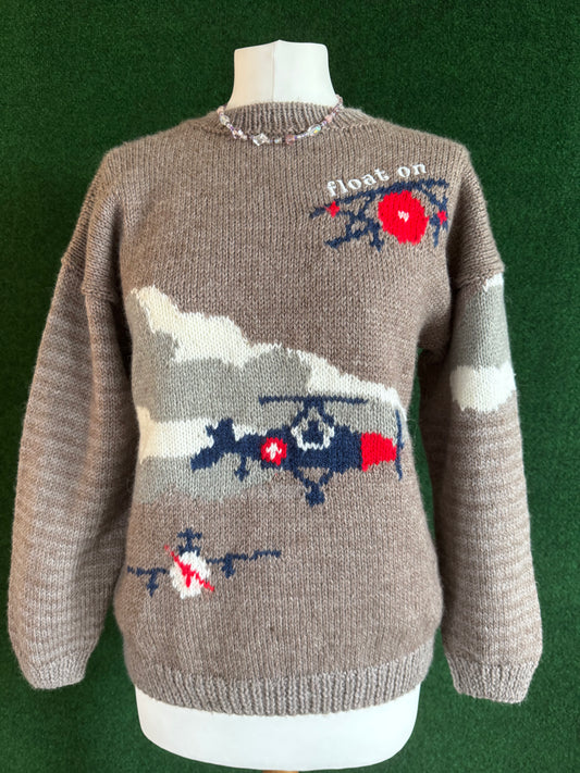 Float On Airplane Sweater S