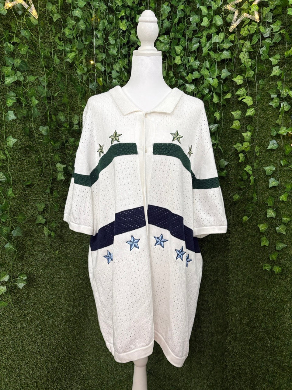 Stars and Stripes Collard Shirt XL