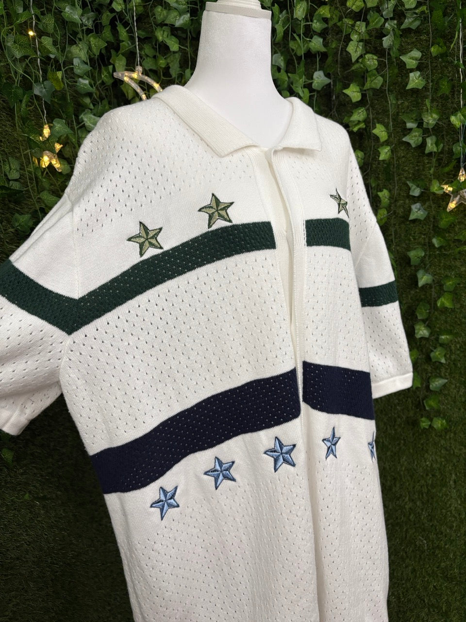 Stars and Stripes Collard Shirt XL