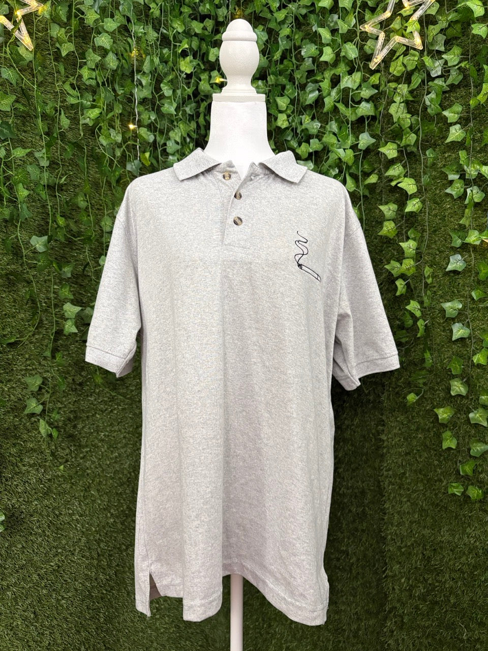 Cig Grey Polo Shirt L
