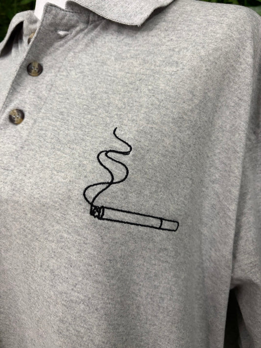 Cig Grey Polo Shirt L