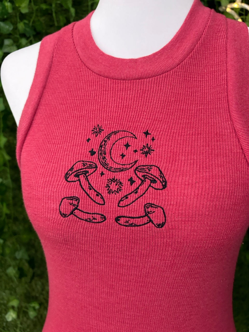 Mushrooms and Moon Tank Top XXS