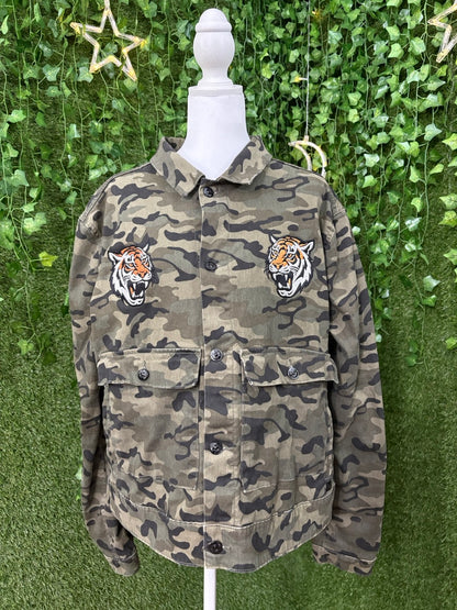 Tiger Army Fatigue Button Up Jacket 2XL