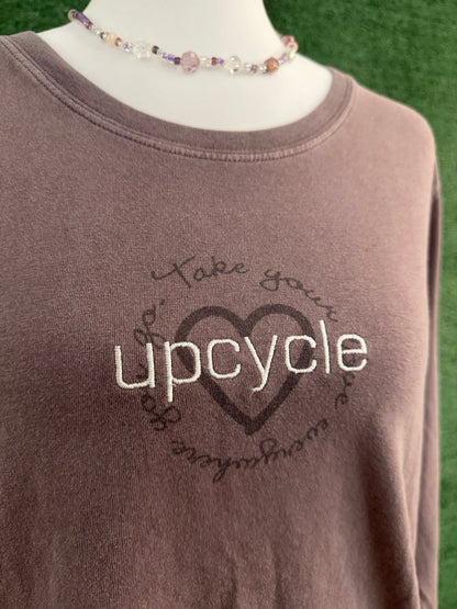 Upcycle Purple Long Sleeve S