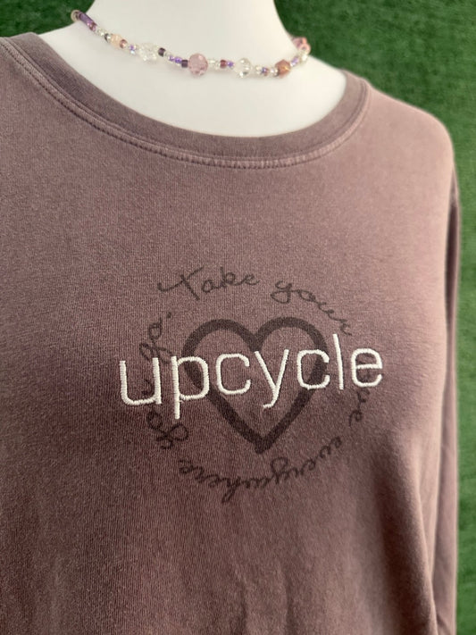 Upcycle Purple Long Sleeve S
