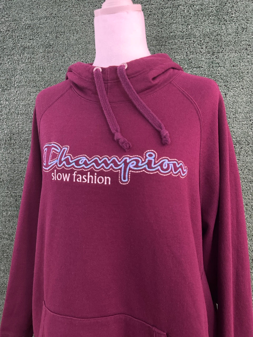 Slow Fashion Maroon Hoodie 2XL