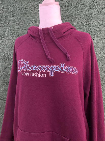Slow Fashion Maroon Hoodie 2XL