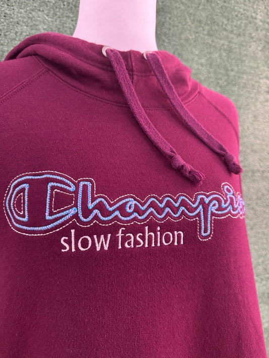 Slow Fashion Maroon Hoodie 2XL